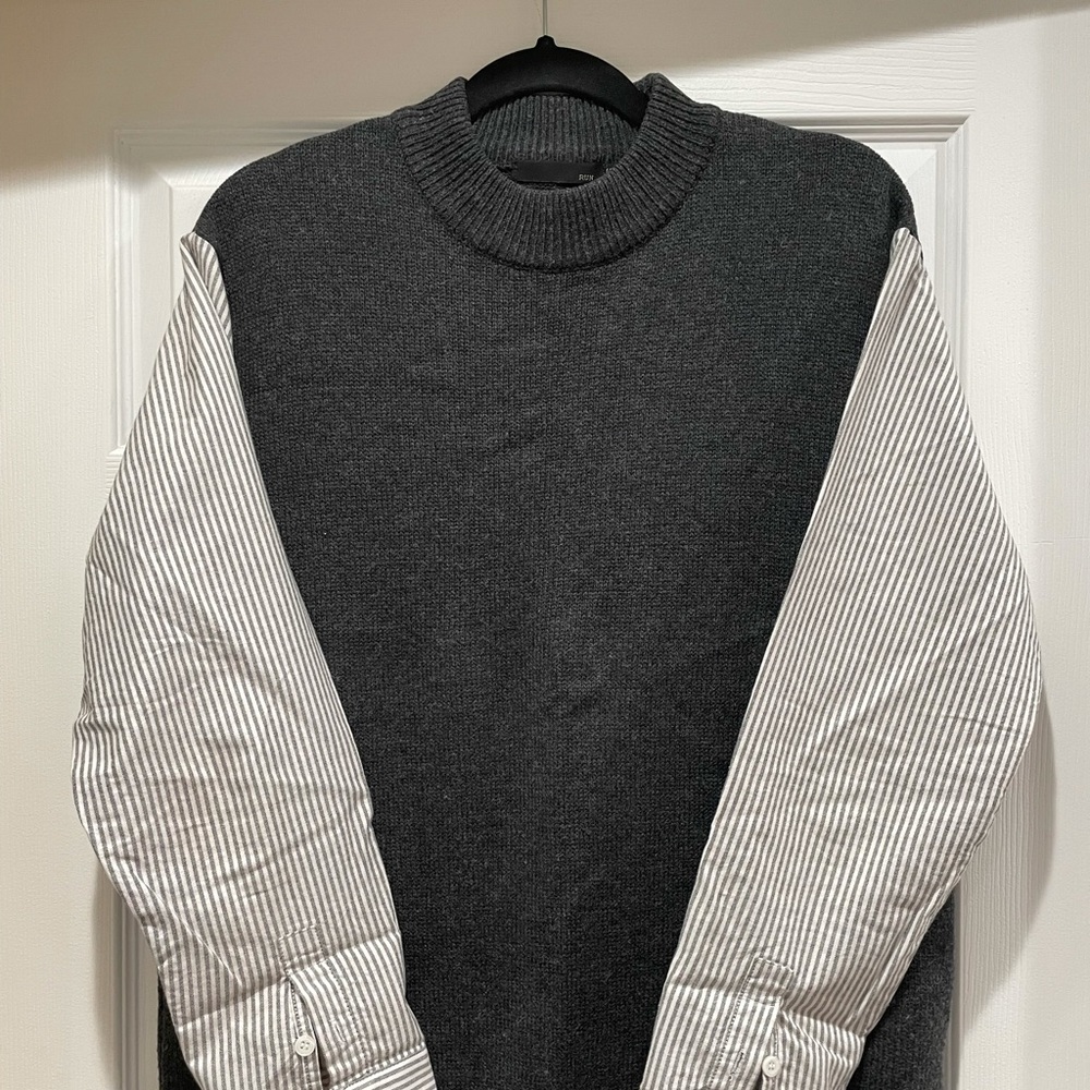 Neck with shirt
